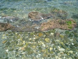 Foto sassi in mare a Reggio Calabria