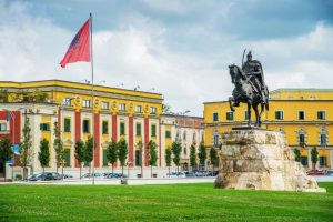 Foto della Piazza Skanderberg